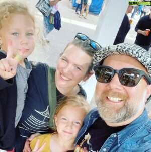 Christopher Sabat Instagram - Accidentally posted a photo of my family earlier and then deleted it because I thought it was too personal.  But I’ve changed my mind—I trust you.  Meet my family:  Tabitha (my wife), Hero (the big sis), and Nova (the goofball). When you support me, you support them and we are extremely grateful.
