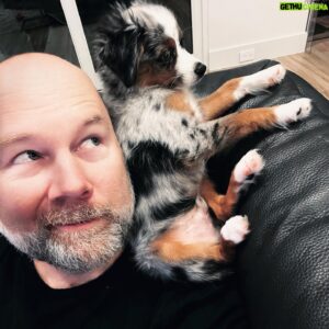 Christopher Sabat Instagram - Atari is not a fan of the storms tonight.
