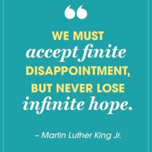 Chrystee Pharris Instagram - Let us remember the words of Martin Luther King Jr.: ‘We must accept finite disappointment, but never lose infinite hope.’ No matter the challenges we face, let us hold onto the beacon of hope that lights our way forward. #keepgoing