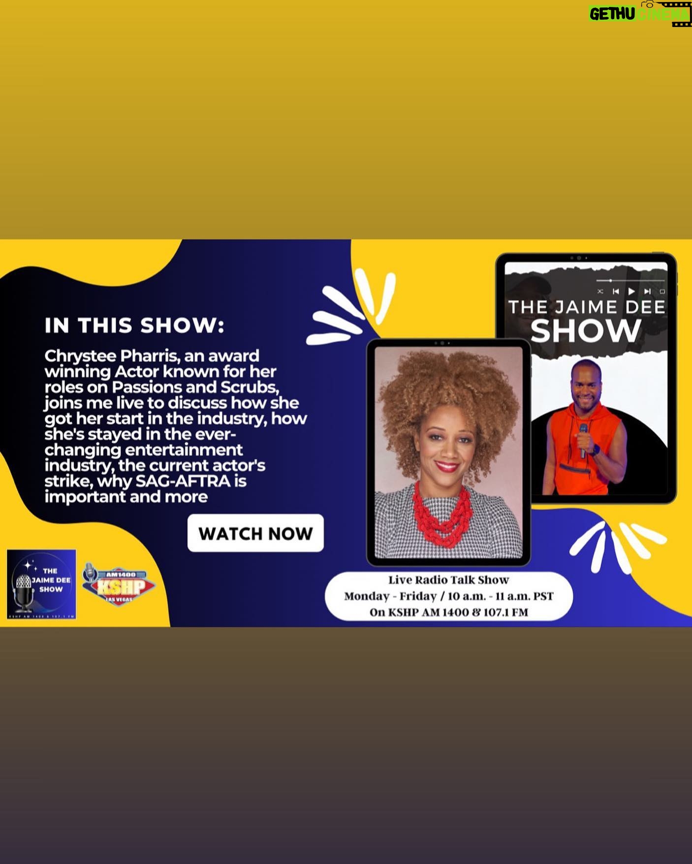 Chrystee Pharris - 29 Likes - I’ll be talking with my mentee @ItsJaimeDee on his new show this morning.
#acting #actingclass #actinglife #actingtips #actor #actorproblems #actors #actorslife #actress #AtlantaActors #audition #auditioning #auditions #cast #casting #castingdirector #Hollywood #HollywoodActress #Hollywoodlife #blackgirlmagic #blackgirlsrock #keytosuccess #behindtgescenes #blackactors #lightscameraaction
#thespian #voiceactor #voiceover #workingactor #bookedit
