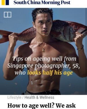 Chuando Tan Instagram - I know, we are all doing the best we can :) 
What else would you add to the list ? ✌️😎 
…
For those seeking guidance on ageing with grace and vitality, Tan offers a few tips.

* Do regular compound exercises with weights. Squats, lunges, bench presses and pull-ups work multiple muscle groups at the same time. Studies show these time-effective routines help burn more calories, improve and build intermuscular coordination, strengthen the core and build muscle mass.
* Spend enough time in the sun to allow vitamin D synthesis, but beware that too much sun exposure can accelerate the ageing process. Tan recommends early morning and/or evening as the best times.
* Nurture relationships with loved ones. Having social connections doesn’t just make us feel included and cared for, research shows; it’s also the strongest protective factor against depression.
* Above all, he emphasises the significance of maintaining a positive outlook. Tan believes that “mindset plays a crucial role in shaping one’s path”, and that positivity has a profound impact on ageing. Cultivating optimism and embracing new challenges, he suggests, can mitigate ageing’s effects and enhance overall quality of life.
Does he consider himself a biohacker, among the legions of people trying to turn back the clock?

No, says Tan. He shuns labels. Despite his dedication to health and wellness, he says he is simply a “normal human being”.