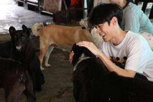 Chun-Chih Huang Instagram - 小狗洗澡隊，出動！

昨天去了在石牌站附近的浪浪家園當志工，大家一起幫好多隻狗洗澡，交貓朋狗友、狗群狗黨（？）

這裡有很多需要陪伴、照顧的狗，原本還很擔心他們會很警戒，但實際幫他們洗澡的時候，發現都很親人、放鬆

最後和大家分享昨天發現的幸運草，祝大家和浪浪們都幸運