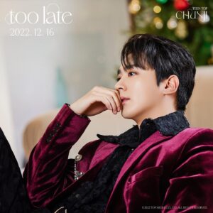 Chunji Instagram - [Too late]

CHUNJI (TEEN TOP) 1st Single [too late]
2022.12.16 RELEASE 

#천지 #CHUNJI #1st_Single #too_late #틴탑 #TEENTOP