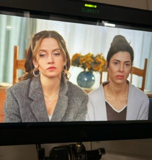 Cindy Sampson Instagram - That’s a wrap! Surfacing Day 21/21 🎬
So much gratitude to have shared it with these folks:
1. Number 1 @dammromeo 
2. Brilliant writer angel @jsharp27 
3. Baby boy @coltosaur 
4. Sis 💕 @ksuemurray (soon MRS!!)
5. So much dialogue
6. DIRECTOR/bestie! @christianvangel 
7. Just BLAISE @kidtarantino 
8. Obviously 
9. Whole crazy fam @sheilacmccarthy 
10. Dreams

Shout out to the amazing crew at @kalkaden_productions 
And my ride or dies @haileyroselandbarnesbeauty & @elliotteyedeas