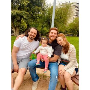 Cirillo Luna Instagram - Que alegria ver você, a Duda e conhecer a linda Antônia!! Saudade que eu tava, meu amigo amado!! Amo vocês!