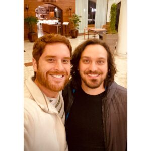Cirillo Luna Instagram - Que alegria ver você, a Duda e conhecer a linda Antônia!! Saudade que eu tava, meu amigo amado!! Amo vocês!
