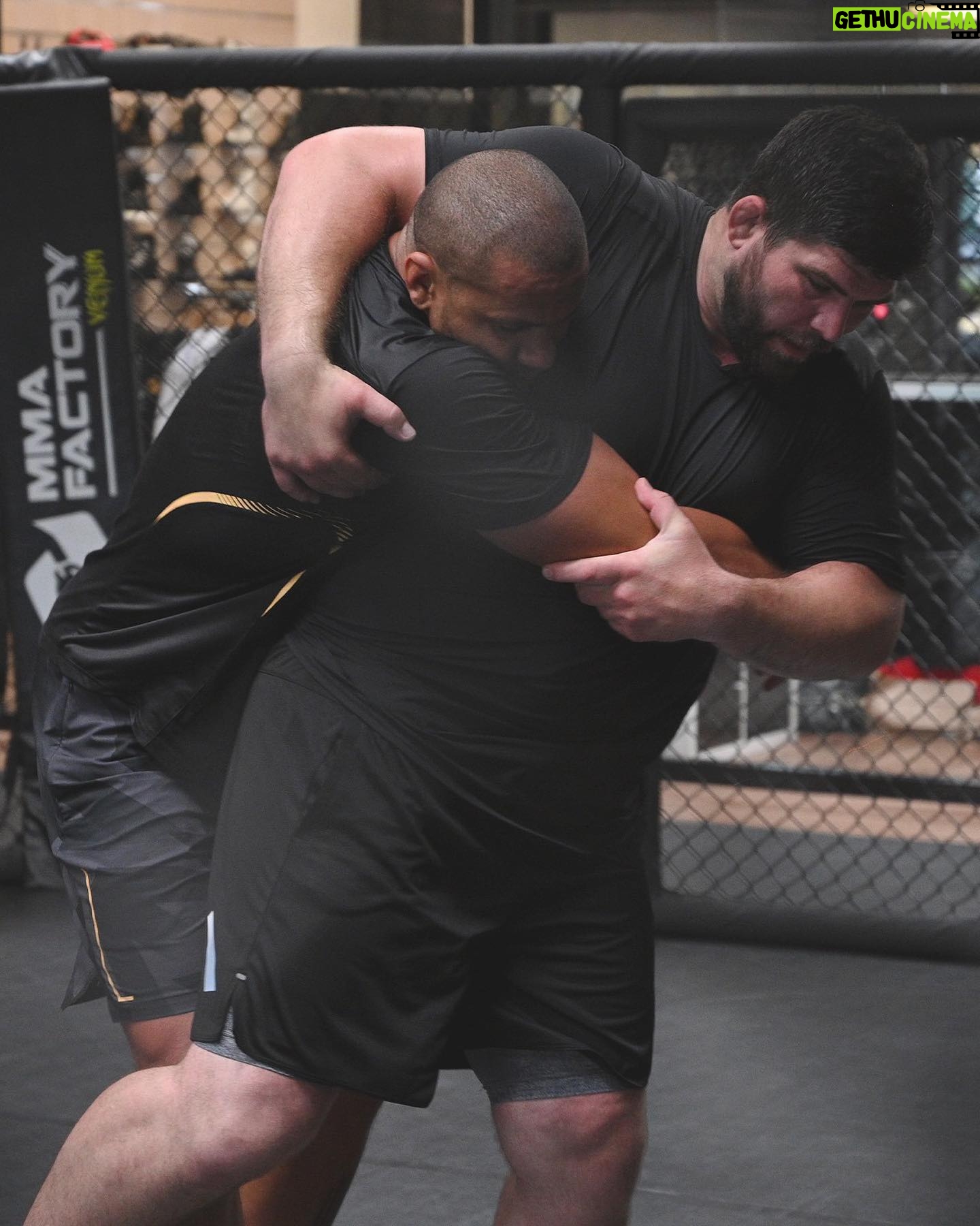 Ciryl Gane - 49.4K Likes - Training camp for #ufcparis has already started! 🚀 Working on my judo with the absolute beast @cyrillemaret 🦍