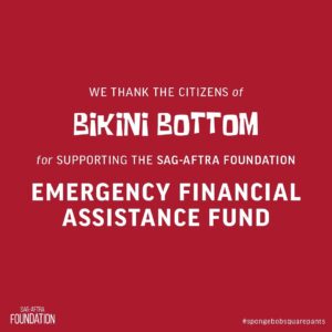 Clancy Brown Instagram - The good Citizens of Bikini Bottom joined together to give a generous donation to the SAG-AFTRA Foundation on behalf of their fellow @sagaftra performers in urgent need. They encourage all of the characters who live in animated lands to come together and do the same!

Give today at: www.sagaftra.foundation/donate

#spongebobsquarepants #voartists #supportactors