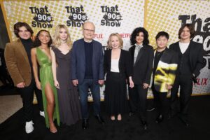 Clancy Brown Instagram - Out to support Kurtwood and Ashley at #that90sshow premiere…the show is exactly right! Thanks for the laughs last night @netflix  #emergence reunion