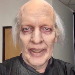 Clancy Brown Instagram - Before It’s over Creepy Old Clancy wishes you a #happyhalloween 🎃1) First #MontgomeryDark makeup test 2) Final Look 3&4) Explanation of the change.  #themortuarycollection  Be safe everyone 💀