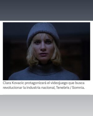 Clara Kovacic Instagram - Con sangre sudor y lágrimas festejo cada uno de los logros 🎬❤️

Gracias @clarincom @elerramundos @flormedina_comunicacion por dar visibilidad a mi trabajo 

Estrenamos @remoras.la.serie en @somoscontar de @diego.alfredo.garcia con @natidalena 
Estrenamos #mar.ia en @cine.gaumont que ya tiene su tercer semana en cartelera
Estamos a pleno con @tenebrissomnia_game de @borghiandres @tobiasrusjan 

Tengo pura admiración por el cine nacional y pura admiración de todos estos proyectos y las personas involucradas en ellos ❤️❤️❤️ 

#graciastotales 

Y gracias a ustedes que me bancan en mis locuras seguidores ❤️

.
.
.
.
.
.
.
#pic #picoftheday #photooftheday #photography #love #instagood #instalike #instadaily #instamood #insta #film #actriz #actress #photo #photoeveryday #photographer