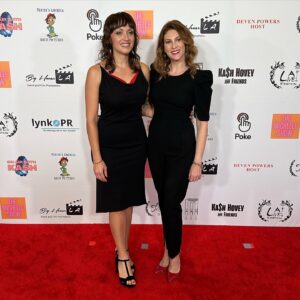 Clarke Wolfe Instagram - It felt so good to celebrate everyone’s hard work on TENANTS last night! Swipe to the last slide for some silliness… 😉 Thanks to everyone who came out to celebrate. Stay tuned for details on where to see it! #tenants #horror #horrormovies #anthology #filmfestival #redcarpet