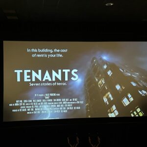 Clarke Wolfe Instagram - It felt so good to celebrate everyone’s hard work on TENANTS last night! Swipe to the last slide for some silliness… 😉 Thanks to everyone who came out to celebrate. Stay tuned for details on where to see it! #tenants #horror #horrormovies #anthology #filmfestival #redcarpet