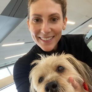 Clarke Wolfe Instagram - Ten years ago I brought Rufus home from @tailsofthecityrescue and I’ve been forcing him to snuggle with me ever since. Road trips, sleepovers, flights, states, sets, surgeries — Rufus has done it all and every day I know I am the luckiest to be his human. 🐾 Happy Gotcha Day, little Rufus! I love you so much. #adoptdontshop #gotchaday #dogsofinstagram #rufus #rescue