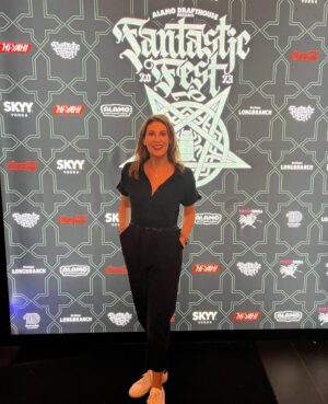 Clarke Wolfe Instagram - What a time at Fantastic Fest! I’m so proud that A SHINING EXAMPLE had its world premiere at my favorite festival. Special thanks to @fons_pr and @mandykayrodgers   @mandykaymarketing for making it such an incredible week!