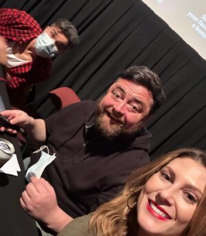 Clarke Wolfe Instagram - I had a ✨magical✨ time at Make Believe Seattle! What a great festival to connect with friends new and old, see the sights and watch some great movies. 🎥 

Two of my favorites were @skipstagraham’s THE LONELY MAN WITH THE GHOST MACHINE and Larry Fessenden’s werewolf drama BLACKOUT. I loved seeing A SHINING EXAMPLE on the big screen the same night as Marc Bernardin’s SPLINTER plus ASE co-writer @dylanguerra’s DIDN’T THINK I’D SEE YOU HERE screens Tuesday. 🥰 

And finally, we recorded one of my favorite episodes of Screen Drafts ever with an amazing live audience. Thank you, @billyraybrewton and the entire Make Believe team for putting on an incredible show!