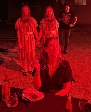 Clarke Wolfe Instagram - What a time at Fantastic Fest! I’m so proud that A SHINING EXAMPLE had its world premiere at my favorite festival. Special thanks to @fons_pr and @mandykayrodgers   @mandykaymarketing for making it such an incredible week!