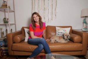 Clarke Wolfe Instagram - Just a preview but our decor photo shoot turned out great! 🥹 Thank you, @camricephoto for taking lovely pictures of my home for the last 7 years before it’s time to say goodbye. (As you can see from his face, Rufus tolerated the experience… 😆)

#homedecor #howirent #apartmenttherapy #ourarticle #adoptdontshop