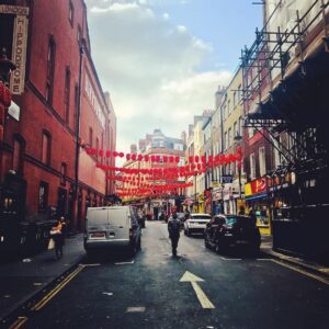 Claudia Black Instagram - Man walks toward the arrow.  What is next?