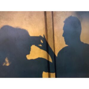 Claudia Black Instagram - Me and my shadows waiting for « cut »