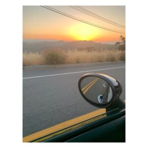 Claudia Black Instagram - I admit to maybe taking this while I was driving. Maybe. #nofilter