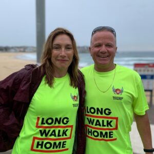 Claudia Karvan Instagram - Walked! Thank you for all the donations. Grateful to have a bed and dry clothes after those 28kms
