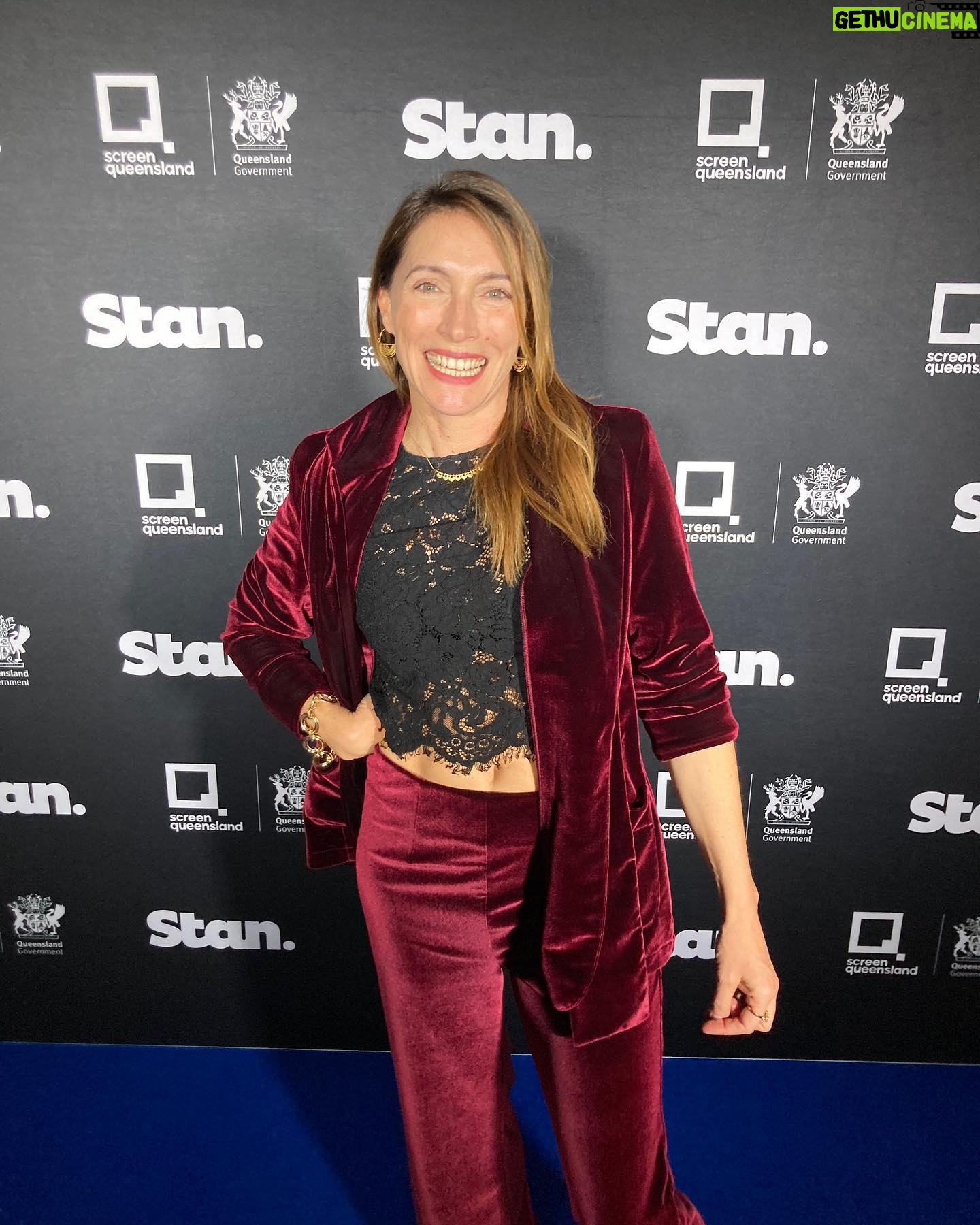 Claudia Karvan - 760 Likes - Feeling super fresh in suit by @annacordellclothing. Stan party at the Gold Coast. Logies tomoz #annacordellclothing #bumponstan