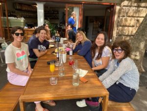 Claudia Karvan Instagram - Bump 5! Wooo hoooo! The dream job continues. Writers rooms are done. It was privilege to weave more stories with these beauties @kelsey.munro.writer @stunningmermaid_69 @nathaliemorris_ @clairecao Timothy Lee, Shanti Gudgeon and Ishmail Khan