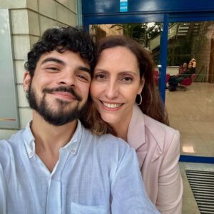 Claudia Souto Instagram - Matando saudades desse amigo querido, diretor brilhante! @matheusmalafaia ❤️ Love you✨