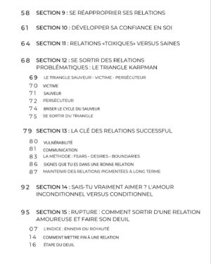 Claudine Langlois Instagram - Si tu as vu le LIVE d’hier, tu l'as vu passer! 🤸‍♂️ ✨

>>> MON ULTIME EBOOK RELATIONNEL SORT MAINTENANT EN VERSION PAPIER! 
** Édition limitée

Plus besoin de chercher ton cadeau de Noël idéal à offrir! J'ai la solution pour toi! 🎁🥳 

Investis dans tes relations pour trouver l'amour, le maintenir, et parfois laisser aller des relations toxiques!

Étant une grande fan du Dico des filles, j'ai voulu créer un outil aussi utile qui va te durer toute la vie!

Quand on y pense, ça ne revient pas cher de l'investissement - 32 $ à vie. Si on vit en moyenne selon les statistiques 83,9 $, cela fait 0,35 cent par année haha! 🤑🤑🤑

____

À PROPOS DE L'ULTIME LIVRE RELATIONNEL 
**Version améliorée: Nouveau contenu, contenant visuel amélioré pour la version papier.

Ce livre est une consolidation complète, amusant, simple à lire et grandement utile. Tout y est passé: les histoires personnelles de mes clients, mon agression sexuelle, mes relations toxiques,
etc. Le tout est partagé en conseils, exercices concrets, partages personnels et autres plaisirs. 155 pages pour te guider.
Parmi les sujets :
⭐️Les croyances limitantes en relation amoureuse
⭐️La peur de s'engager
⭐️Faire de la dépendance affective son BF
⭐️Le triangle des relations amoureuses toxiques et comment sortir de relations problématiques.
⭐️Petit boost au lit et augmentation de la libido
⭐️La clé des relations réussies.

Je suis fière de dire que j'utilise du papier 100% recyclé, certifié FSC pour la protection des forêts et des pandas.
*Délai livraison 15 jours ouvrables. Juste à temps pour Noël 🎁🎁🎁

📸 @imflynnstone 

#extremeselflove #livre #book #christmasgift #cadeau #cadeaunoel #cadeaupersonnalise