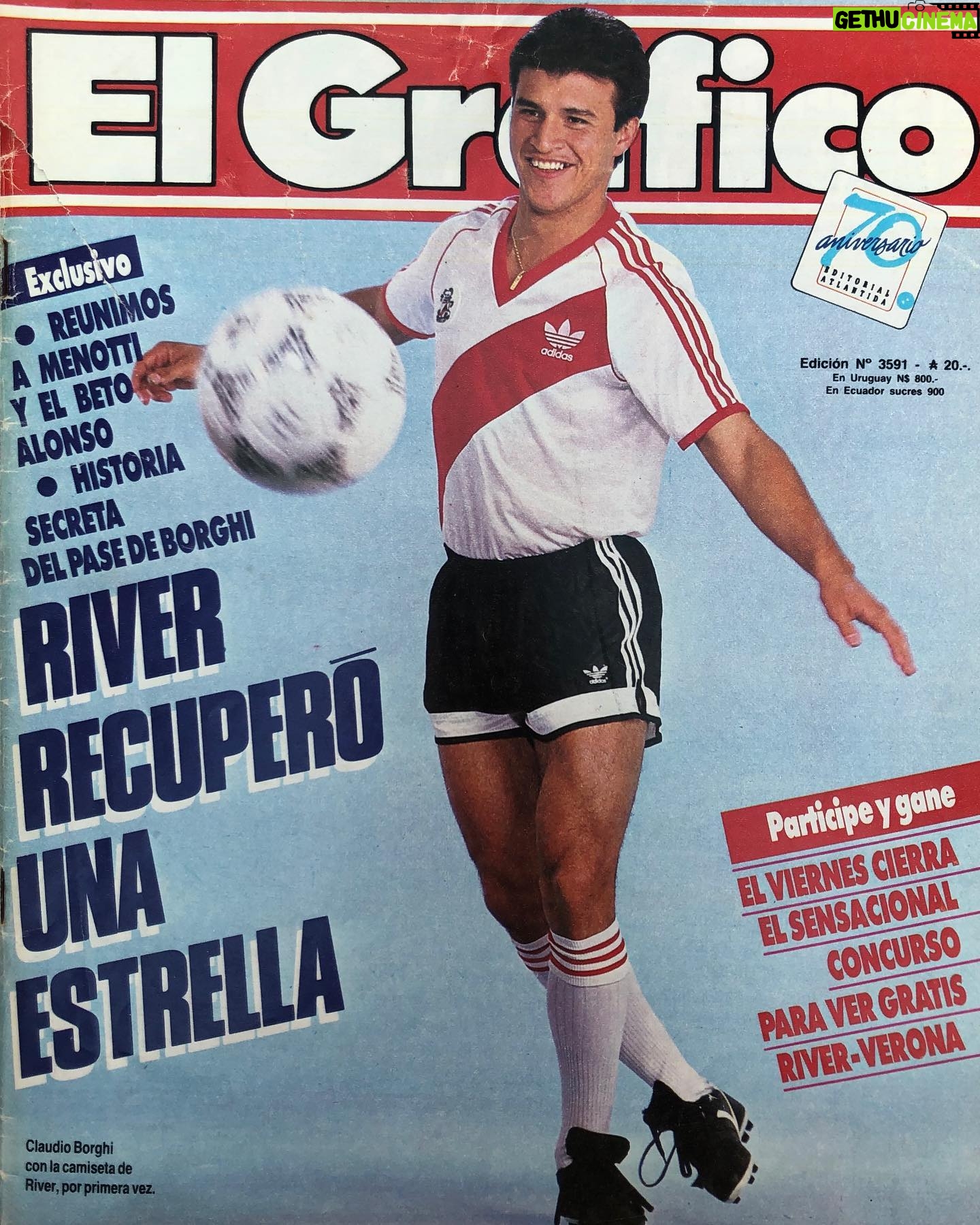 Claudio Borghi - 12K Likes - River 1988
📸 @elgraficoweb