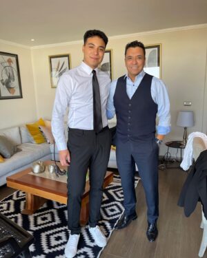 Claudio Palma Instagram - Con mi hijo y partner @pipepalma.s