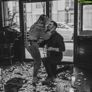 Clay Honeycutt Instagram - There’s something about a black and white photo that depicts more emotion than one with color ever could. I never believed in love at first sight, but I do believe that God has that one perfect person out there for everyone. Ashley is that perfect person for me. November 16th 2017, I met this beautiful woman for the first time at a little Dallas bar called Parliament. Little did I know, my life would change forever after that night. March 14 2020, I asked my best friend if she would spend the rest of her life with me. I can’t wait to see what God has in store for us and give Him all the glory along the way. I love you Ashley Michelle Prochazka (soon to be Honeycutt). ❤️