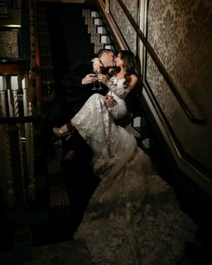 Cody Calafiore Instagram - Still on a high from this incredible night… Marrying the love of life in front of all the most important people to me was so special it’s hard to put in words. February 16th, 2024-Forever. 

First dance song Thank God by @kanebrown @katelynbrown