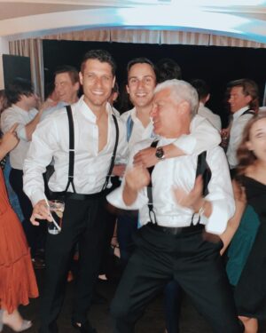 Cody Calafiore Instagram - Here’s to the newest member of the Calafiore family! @alexadziak we couldn’t be happier to have you! Here’s to Craig and Alexa and a lifetime of happiness!