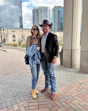 Cody Johnson Instagram - Hey CoJo Nation! Brandi here - 

I thank God, sometimes more than once a day, that I get to run this wild race of life with you! Happy 37th Birthday to the daddy that walks the line. We love you! ❤️ Brandi, Clara Mae, & Cori