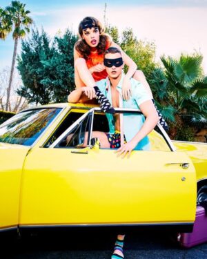 Cody Saintgnue Instagram - Came across this really fun campaign I never shared with you all. A fun experience with these icons @stellamaxwell and @evadolezalovaofficial for @happysocks. And working with the genius, and legendary @ellenvonunwerth was so epic.. what an honor.
Enjoy the socks.. I mean shots x