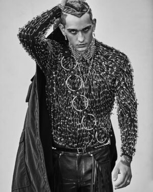 Cody Saintgnue Instagram - I just performed for 8,000 people, and 700,000 people online… wtf 

@_manabouttownuk 
Photography: @matthewbrookesphoto
Digital Tech: @philipppaulus 
Styling: @nicolaformichetti
Editorial Director: @huwgwyther
Hair: @petergrayhair / @intelligentbeautyglobal
Color: @dome_improvement / @planetsalon
Production: Casey Murphy / @clmagency
Styling Assistant: @hunterclem_
#ManAboutTown