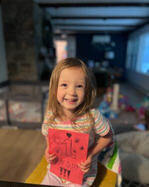 Colin Donnell Instagram - Happy Birthday to the bigger little bean, Cecily. I sure do love this big hearted miniature @pattimurin