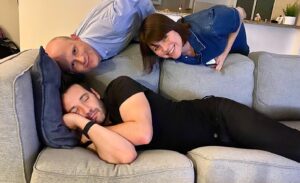 Colin Donnell Instagram - Me realizing I should be getting some sleep after @paddy.macrae & @lucygaffy told me how much I’d be running on the beach when we started shooting.
•
Check out #Irreverent on @peacocktv and @netflixanz to see what all the runnings about!
•
This was not staged. I was genuinely asleep. @pattimurin knows a good photo-op when she sees one.
