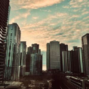 Colin Donnell Instagram - A fantastic 36 hours in Chicago. 
1)Got to stop in and surprise everyone over at #ChicagoMed and what luck that @brian_tee was directing this particular episode
2) spent Saturday with so many friends meeting the loveliest fans at @epiccons
3) treated to a wonderful sunrise over Lake Michigan. Chicago you’re very special. 
4) Picked up right where I left with a creative spelling contest involving my name

We ate, we hugged, we caught up on each other’s lives, it was too short a visit to see everyone (I’m sorry!) and I missed my family like crazy.