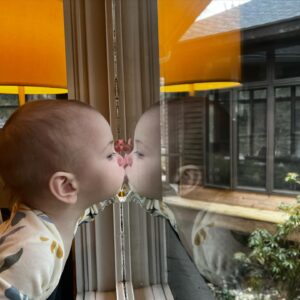 Colin Donnell Instagram - Our baby is ONE today!!! One whole year with this delightful, curious, cautiously judgmental and happy baby. Lorelai Grace Donnell, you have made our family complete, and I can’t wait to see who you become as you grow. We love you!!!