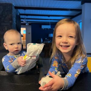 Colin Donnell Instagram - Our baby is ONE today!!! One whole year with this delightful, curious, cautiously judgmental and happy baby. Lorelai Grace Donnell, you have made our family complete, and I can’t wait to see who you become as you grow. We love you!!!