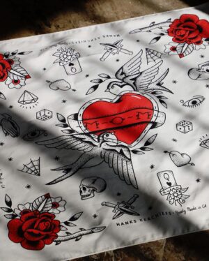 Colin Hanks Instagram - Because a 30  year old Bart Simpson “MOTH” reference would have been a bit much, check out the new, tattoo inspired “Mom” kerchief. Available now! Over at @hankskerchiefs. Link in Bio. #hankskerchiefs #beready #hanks #readymade #mothersday