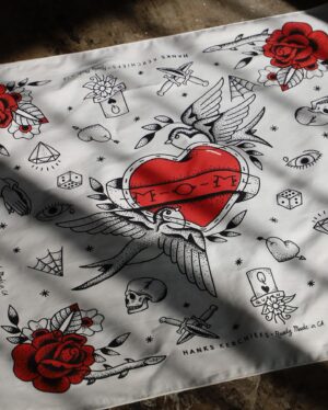Colin Hanks Instagram - Because a 30  year old Bart Simpson “MOTH” reference would have been a bit much, check out the new, tattoo inspired “Mom” kerchief. Available now! Over at @hankskerchiefs. Link in Bio. #hankskerchiefs #beready #hanks #readymade #mothersday