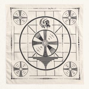 Colin Hanks Instagram - Some cool stuff coming out over @hankskerchiefs these next few days. First up, one that I've been waiting for a while and I'm so glad it's finally available, announcing the “Alex” Kerchief! OG Roswell fans will understand the name for this one.  Inspired by the 1939 RCA test pattern which was introduced for the calibration of the RCA TK-1 monoscope. Widely used by television stations worldwide during the black and white television broadcasting era. “Please Stand By” Available now - Hankskerchiefs.com #hanks #hankskerchiefs #readymade #pleasestandby #notabandana