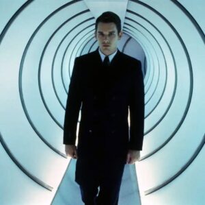 Colleen Atwood Instagram - Gattaca 1997 Directed by Andrew Niccol #futurepast  #laarchitecture #cleanlines