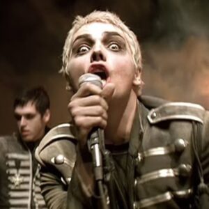 Colleen Atwood Instagram - Looking at some pics of the videos I made with @mychemicalromance .@gerardway , Mikey Way, Frank Iero, Ray Toro, and BobBryar are such a creative force making up their own post punk futuristic worlds. #mychemicalromance #gerardway #theblackparade #dangerdays #famouslastwords #sing #nananananananananananananananana #partypoison
