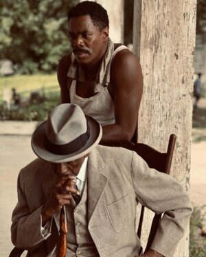 Colman Domingo Instagram - We lost a true great. A true legend. What an honor to have been able to give him his flowers on his last day of his final film “The Color Purple” where he played my father. Fantasia sang it best…He ran his race for us. We are forever indebted. May we stand firmly on his shoulders. Lift him up today. R.I.P.