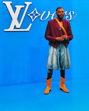 Colman Domingo Instagram - Thank you @louisvuitton the new menswear collection is a dream. @pharrell 🖤🖤🖤